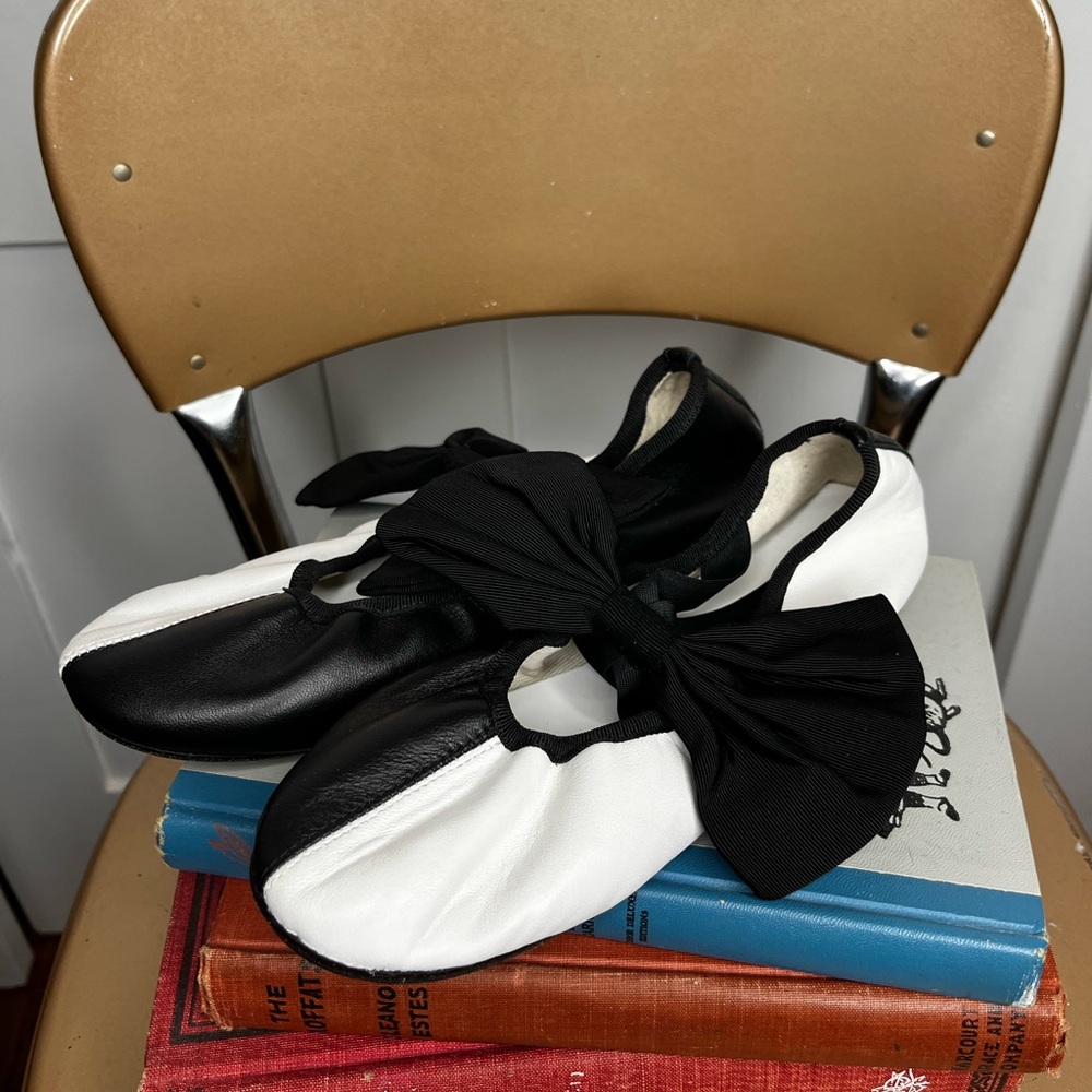 Repetto x Sia Black and White Ballet Shoes